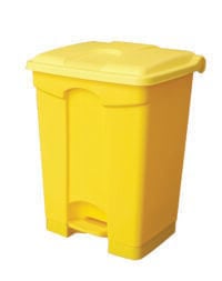 yellow sharps bin